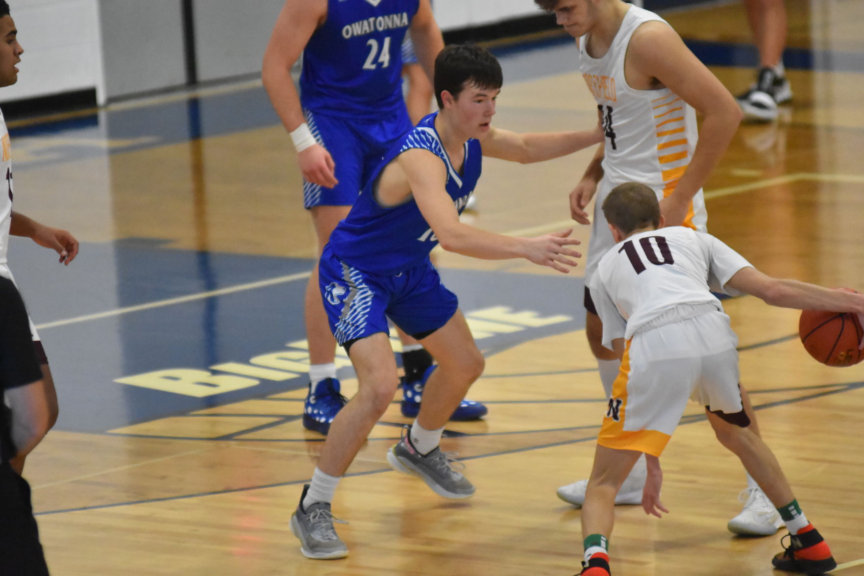 (Owatonna Boys Basketball) Blake Burmeister WRAP